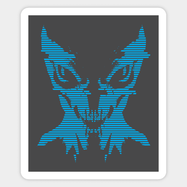 XCOM Graphic Tee Magnet by waveformUSA